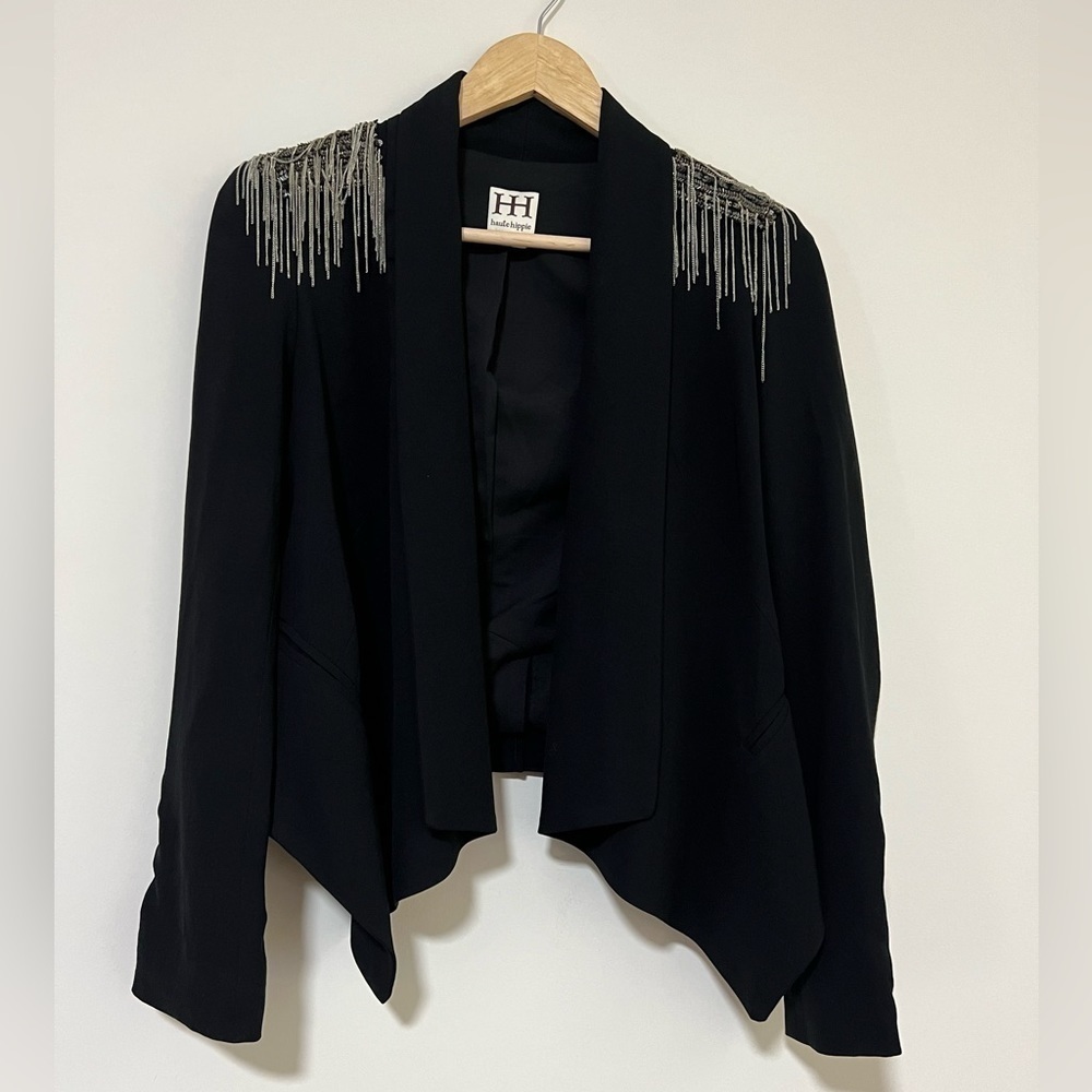 Haute Hippie Black Blazer. Pristine Condition.